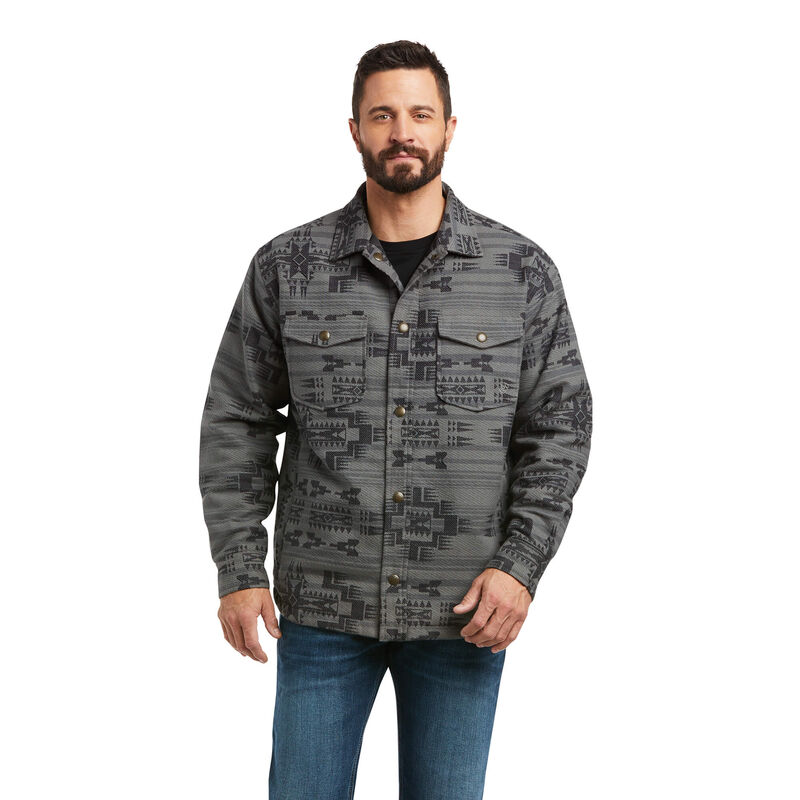 Ariat Jacke Herren - Retro Halderman Insulated Shirt DunkelGrau ( OWQJF-2430 )